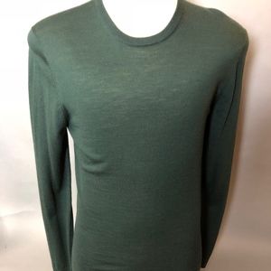 H&M Merino Wool Sweater (Dark Green)